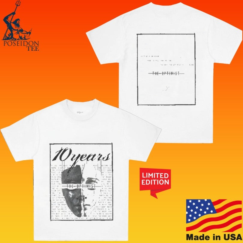 10 Years The Optimist Lyric Unisex