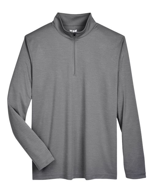 Team 365 Men's Zone Sonic Heather Performance Quarter-Zip Pullover