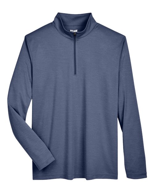 Team 365 Men's Zone Sonic Heather Performance Quarter-Zip Pullover