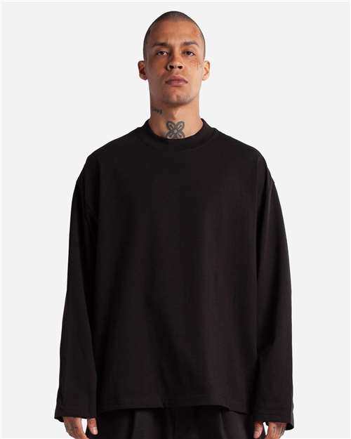 Shaka Wear Unisex Max Heavyweight Oversized Long Sleeve Tee