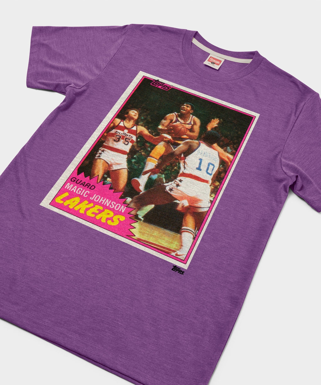 1981 Topps Basketball Magic Johnson Lakers Unisex