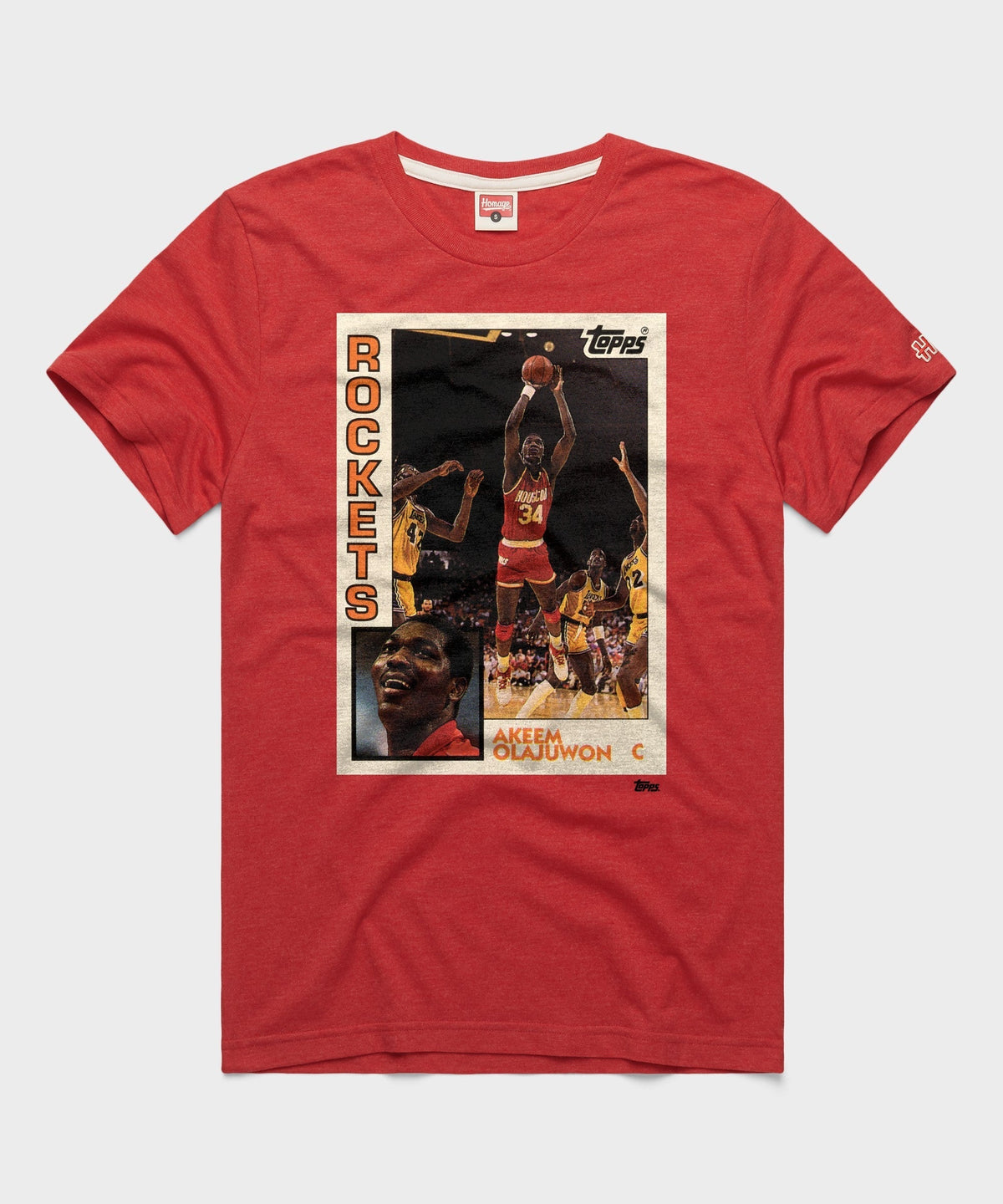 1992 Topps Basketball Hakeem Olajuwon Rockets Unisex