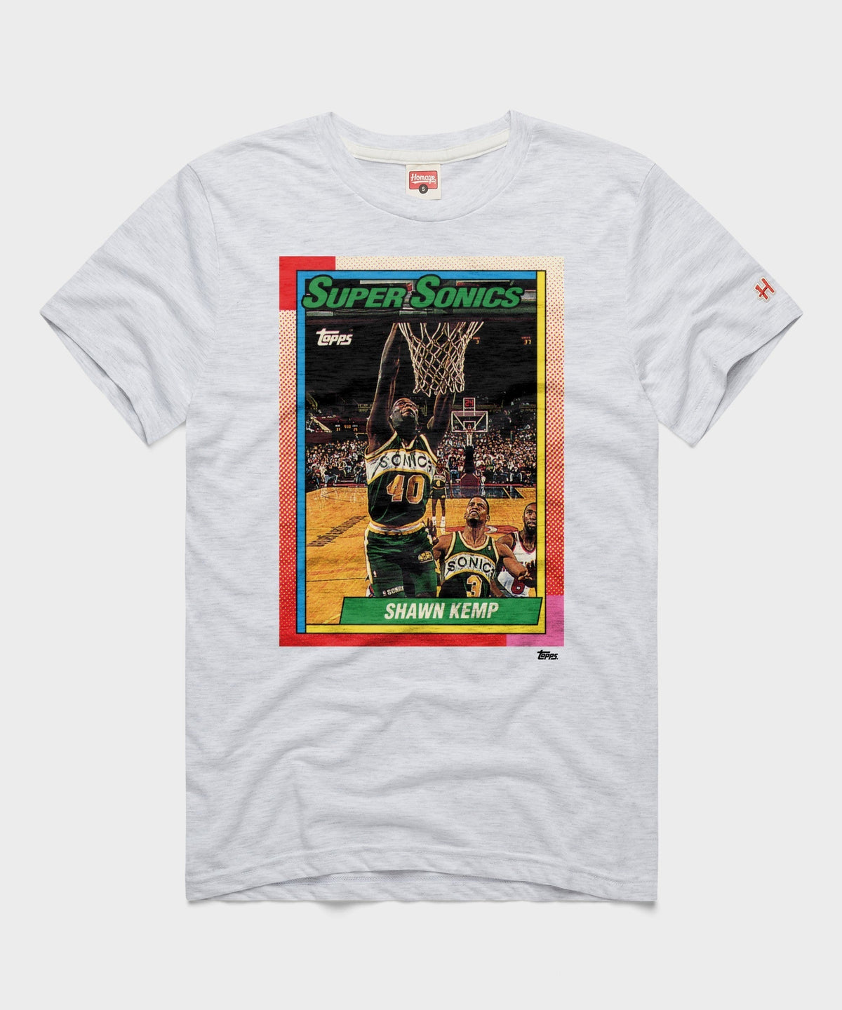 1992 Topps Basketball Shawn Kemp SuperSonics Unisex