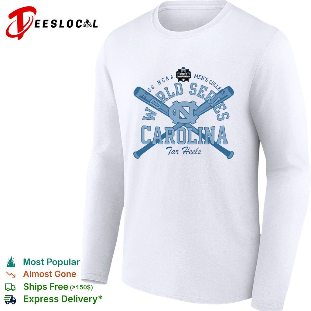 2006 NCAA World Series North Carolina Tar Heels Men College Baseball Team shirt Unisex