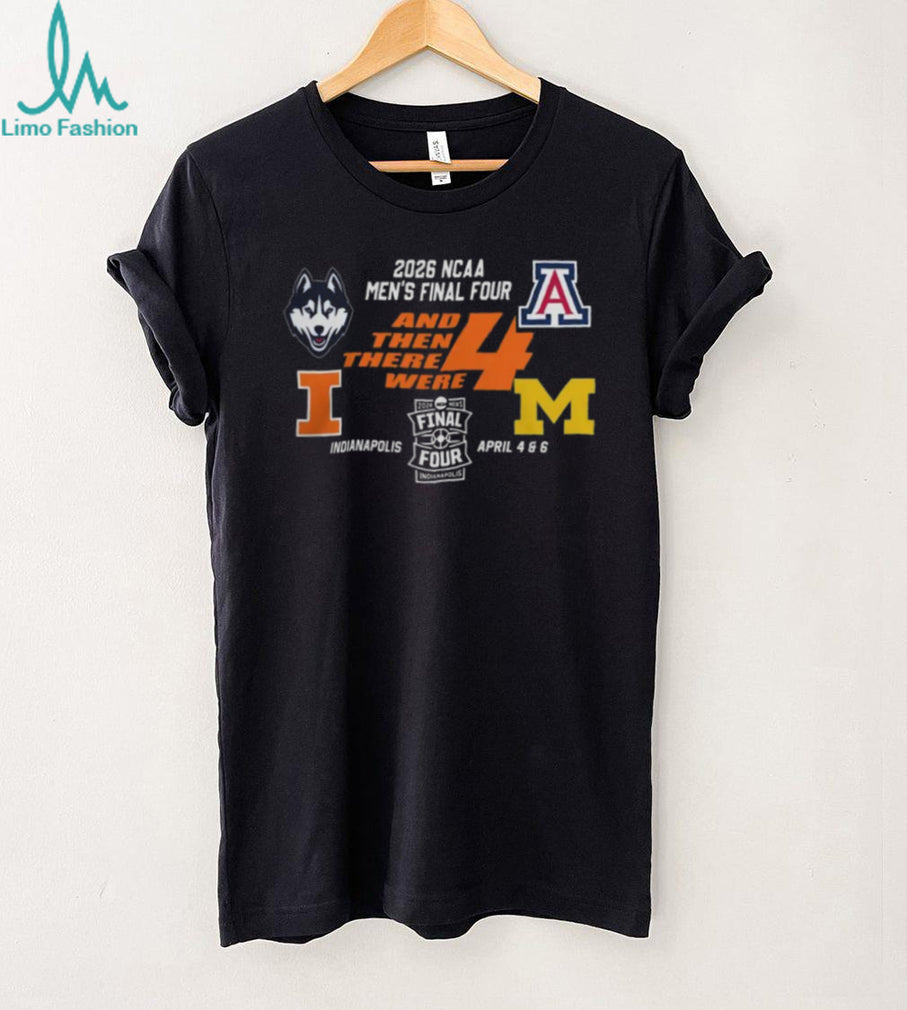 2026 NCAA Men’s Basketball Final 4 Indianapolis UConn Illinois Arizona Michigan Shirt