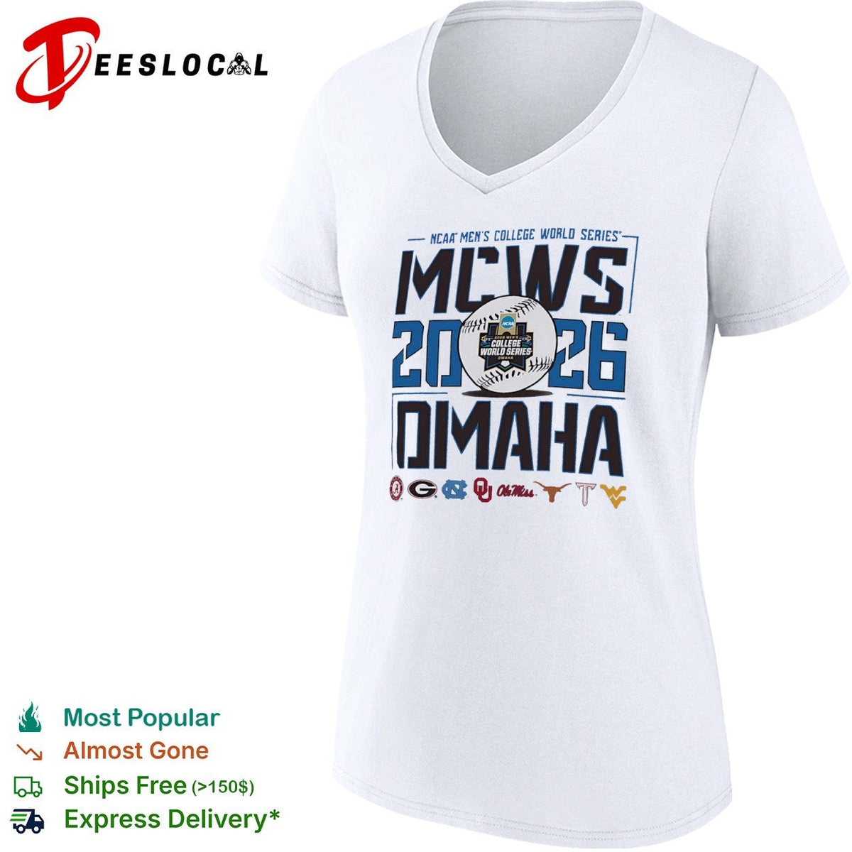2026 NCAA Men’s College World Series MCWS Omaha shirt Unisex