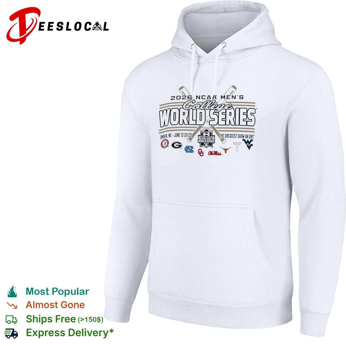 2026 NCAA Men’s College World Series the greatest show on dirt shirt Unisex