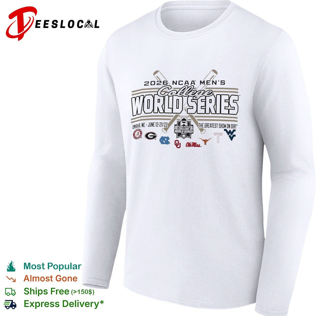 2026 NCAA Men’s College World Series the greatest show on dirt shirt Unisex