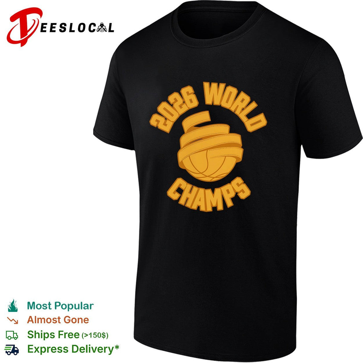 2026 World Champs Basketball Film Reel Fan Novelty Commemorative Fan Sports shirt Unisex