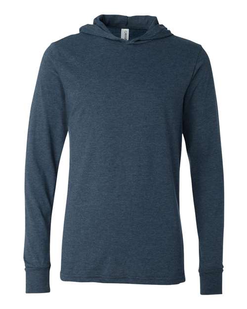 BELLA + CANVAS Unisex Jersey Hooded Long Sleeve Tee