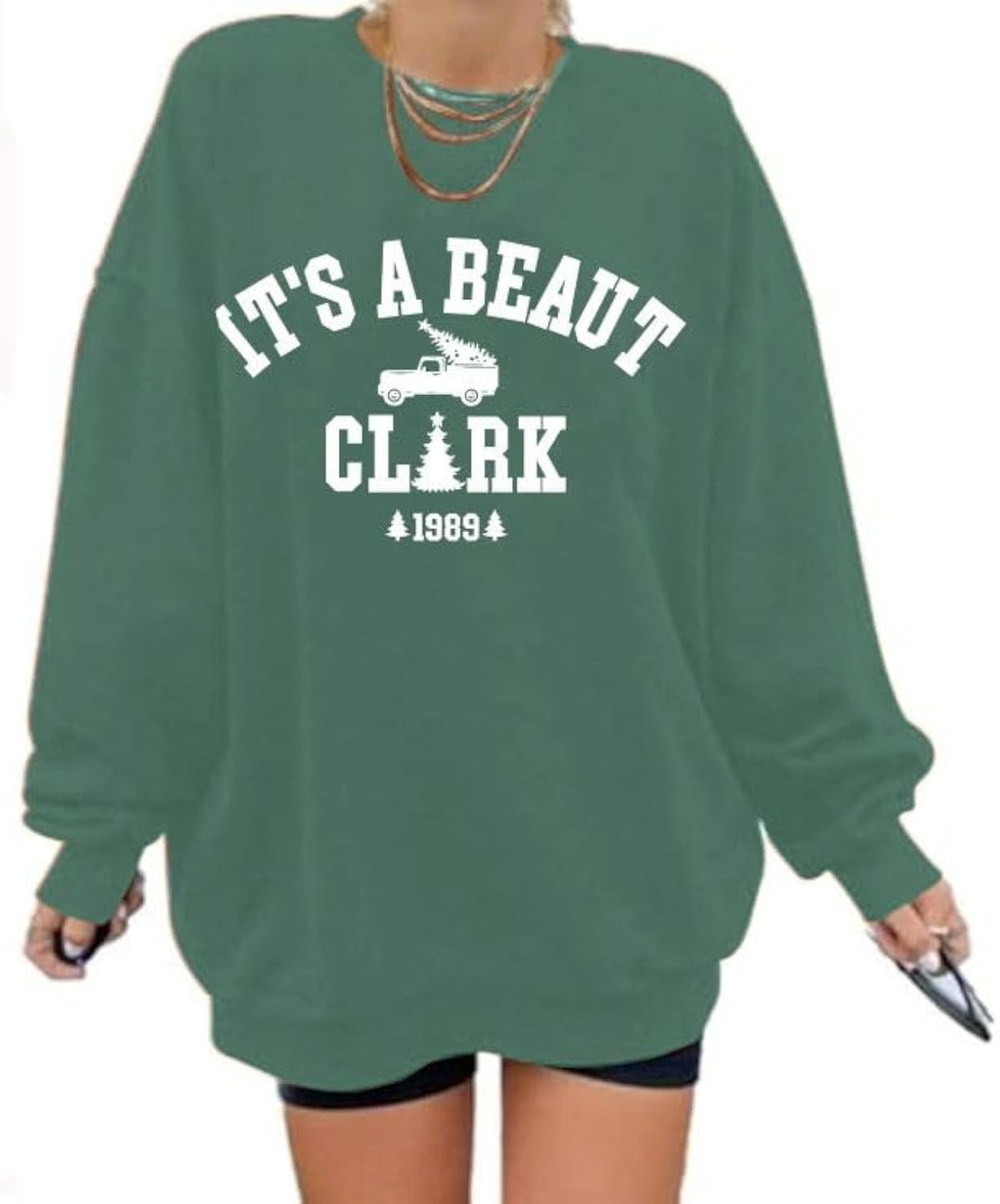 Christmas Sweatshirts for Women Oversized It's a Beaut Clark Shirt
