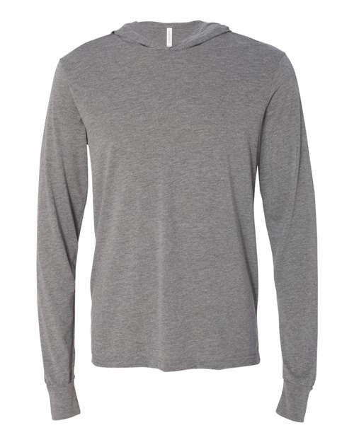 BELLA + CANVAS Unisex Jersey Hooded Long Sleeve Tee