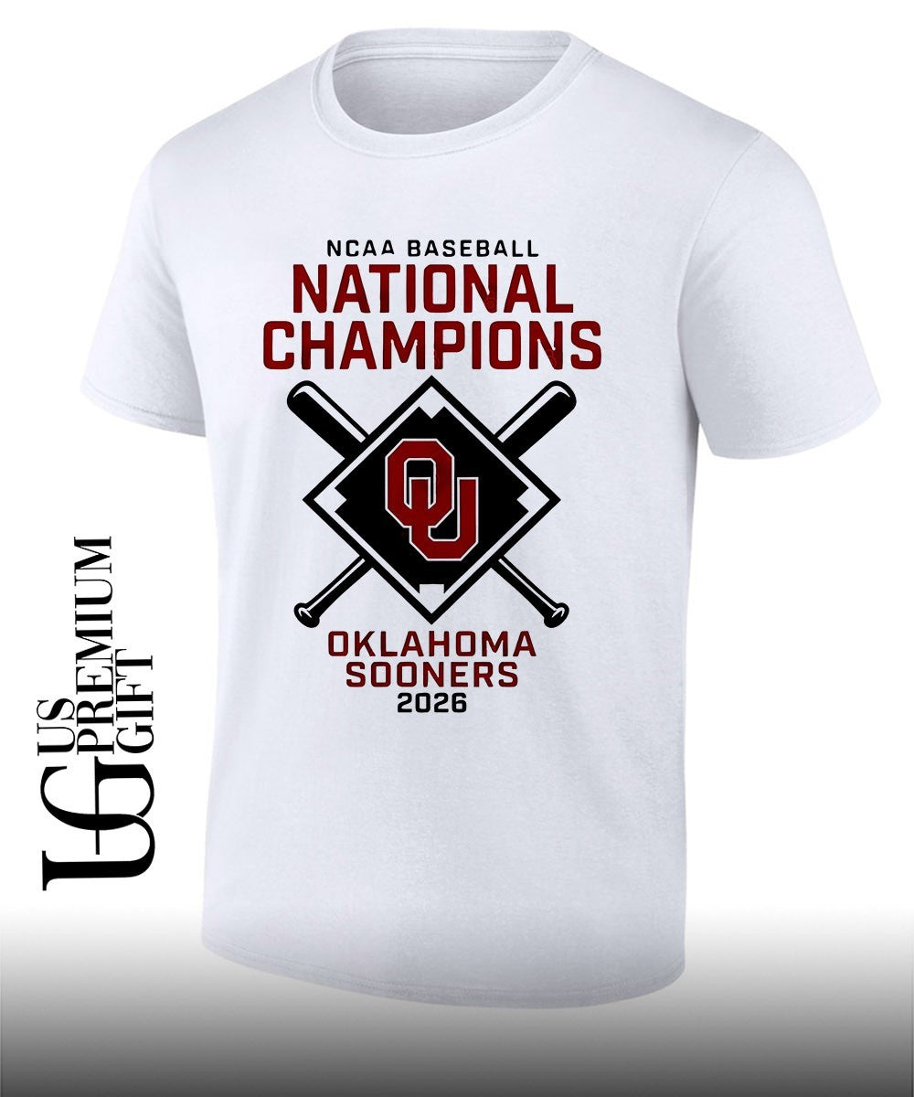 Oklahoma Sooners NCAA Baseball National Champions 2026 logo shirt Unisex