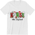 Personalized Christmas Nurse Shirt Custom Name and Department Cute Christmas Nursing Shirt for Women Men