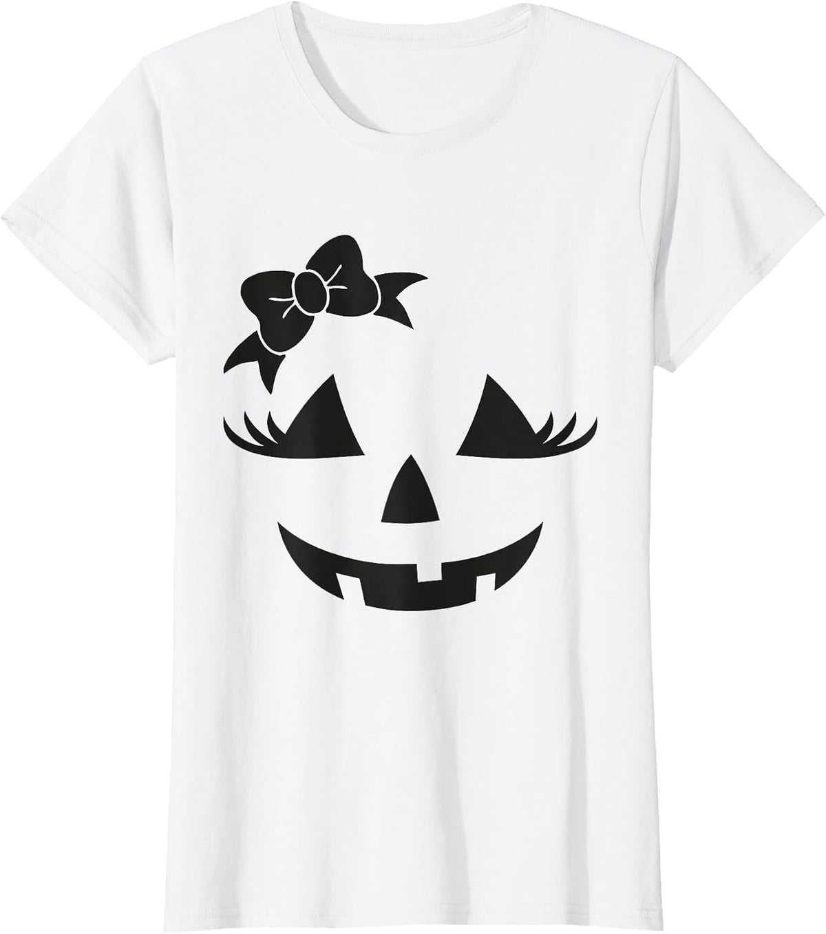 JackoLantern Face Pumpkin Eyelashes Shirt