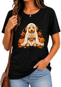 Goldendoodle Ghost and Boba Shirt Halloween Ghost Dog T-Shirt