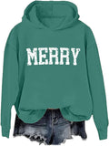 Retro Merry Christmas Sweatshirt Merry Sweatshirts For Women Funny Retro Christmas Long Sleeves