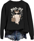 Halloween Sweatshirt Women Boo-Jee Sweatshirt Cute Spooky Ghost Sweater