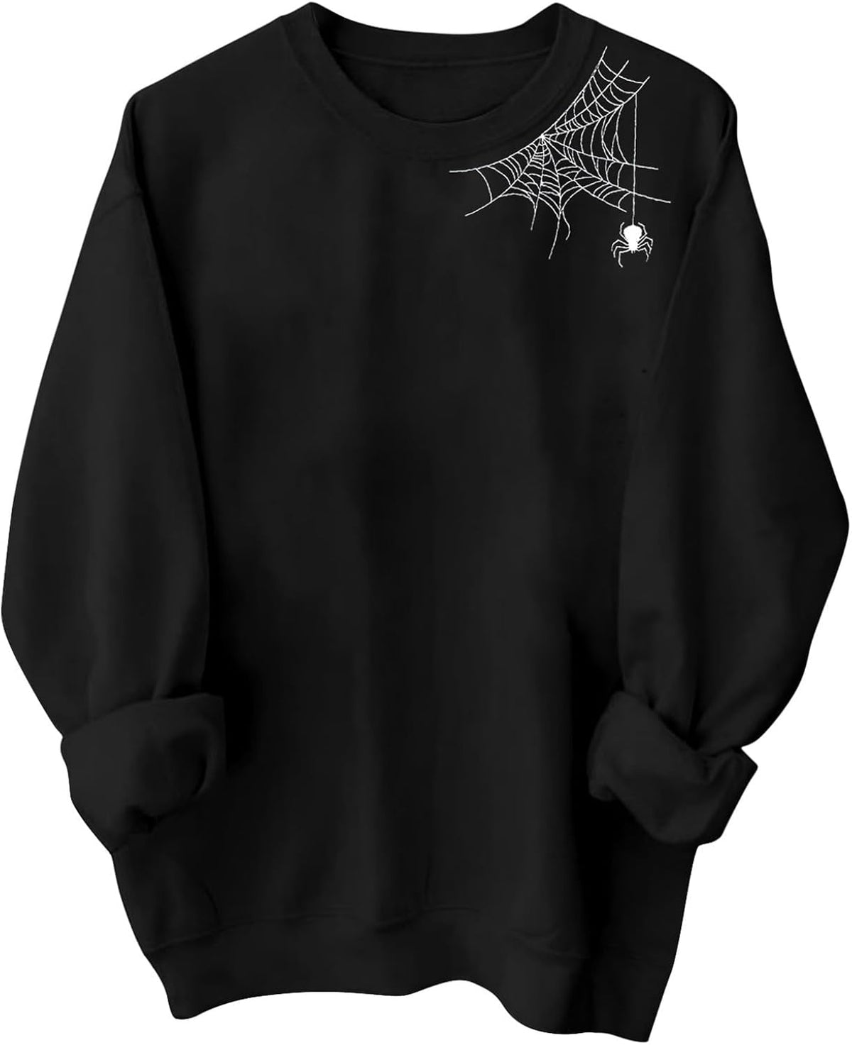 Halloween Sweatshirts for Women Spooky Season Graphic Sweatshirt