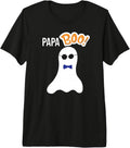 Papa Boo Halloween Ghost | Matching Family Dad Premium Tri-Blend T-Shirt