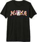 Halloween Mama Spooky Cute Ghost Halloween Mom life Premium Tri-blend T-Shirt