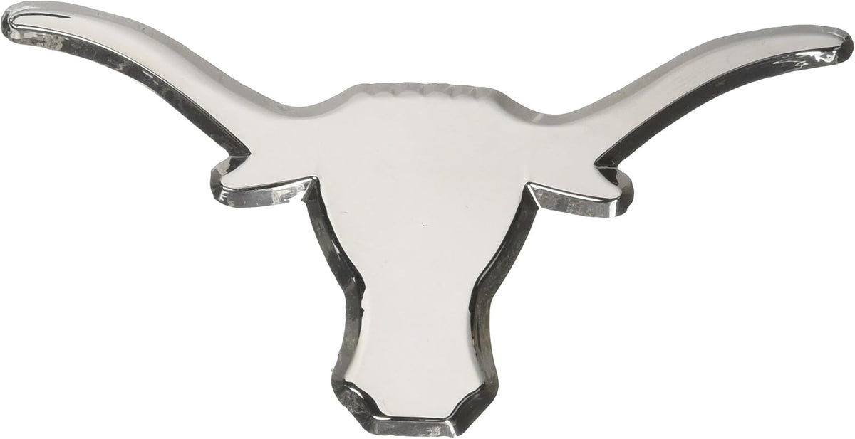 University of Texas Longhorn 3D Chrome Metal Auto Emblem Unisex