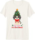 Fur Real It's Christmas Dog Lover Holiday Puppy Premium Tri-Blend T-Shirt