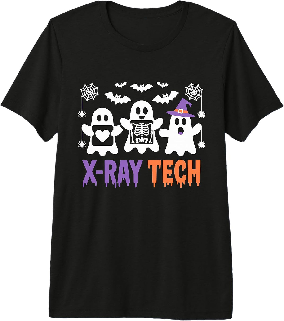 X-ray Tech Ghosts Boo Halloween Medical Spooky Radiology Premium Tri-Blend T-Shirt