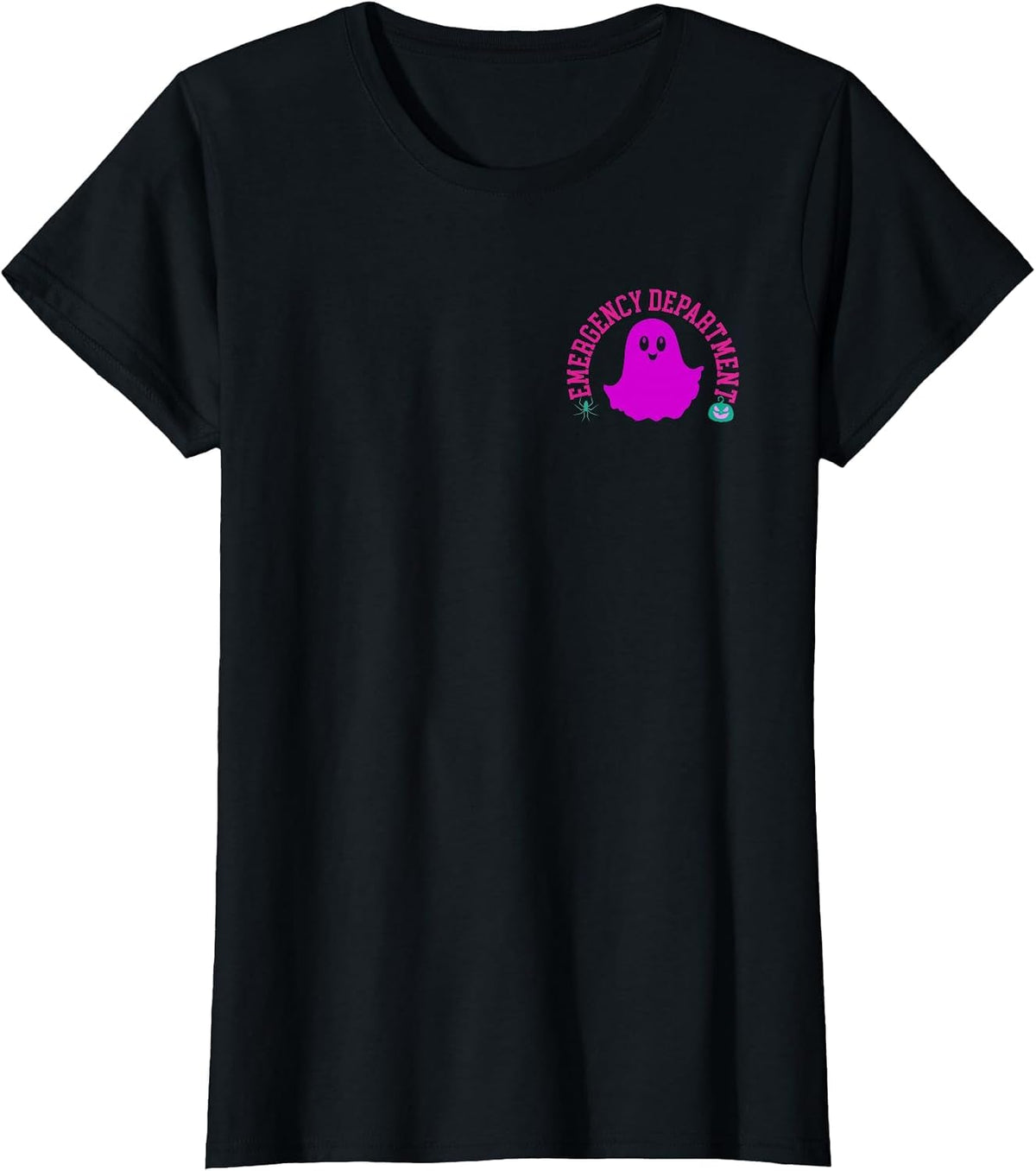 Spooky Emergency Department Ghost ER Nurse Halloween T-Shirt
