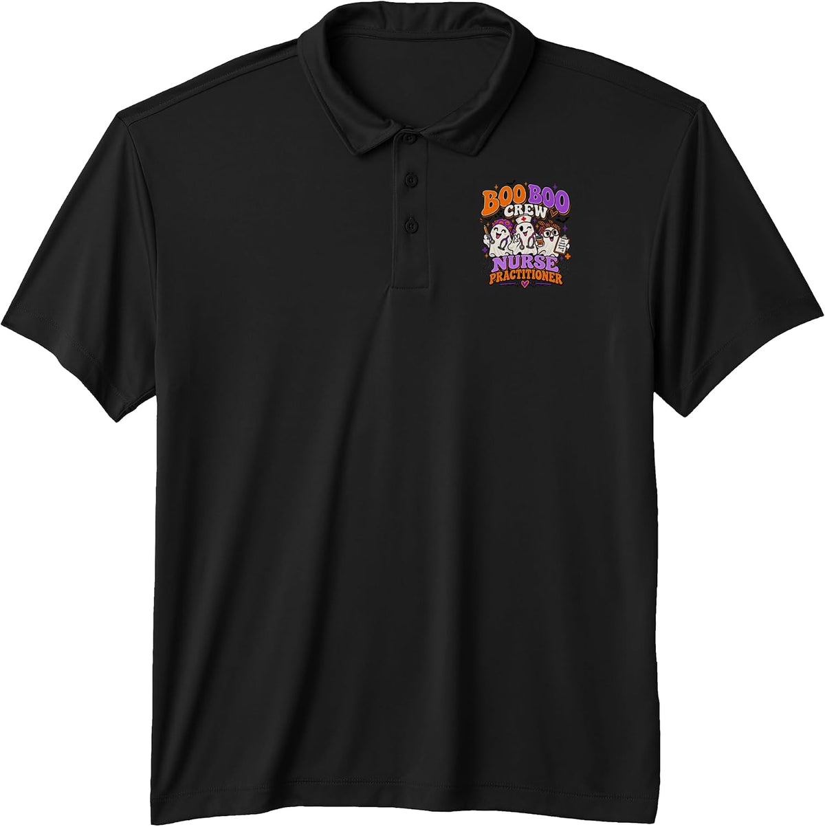 Boo Boos Crew Nurses Practitioner Halloween NP Spooky Performance Polo Shirt
