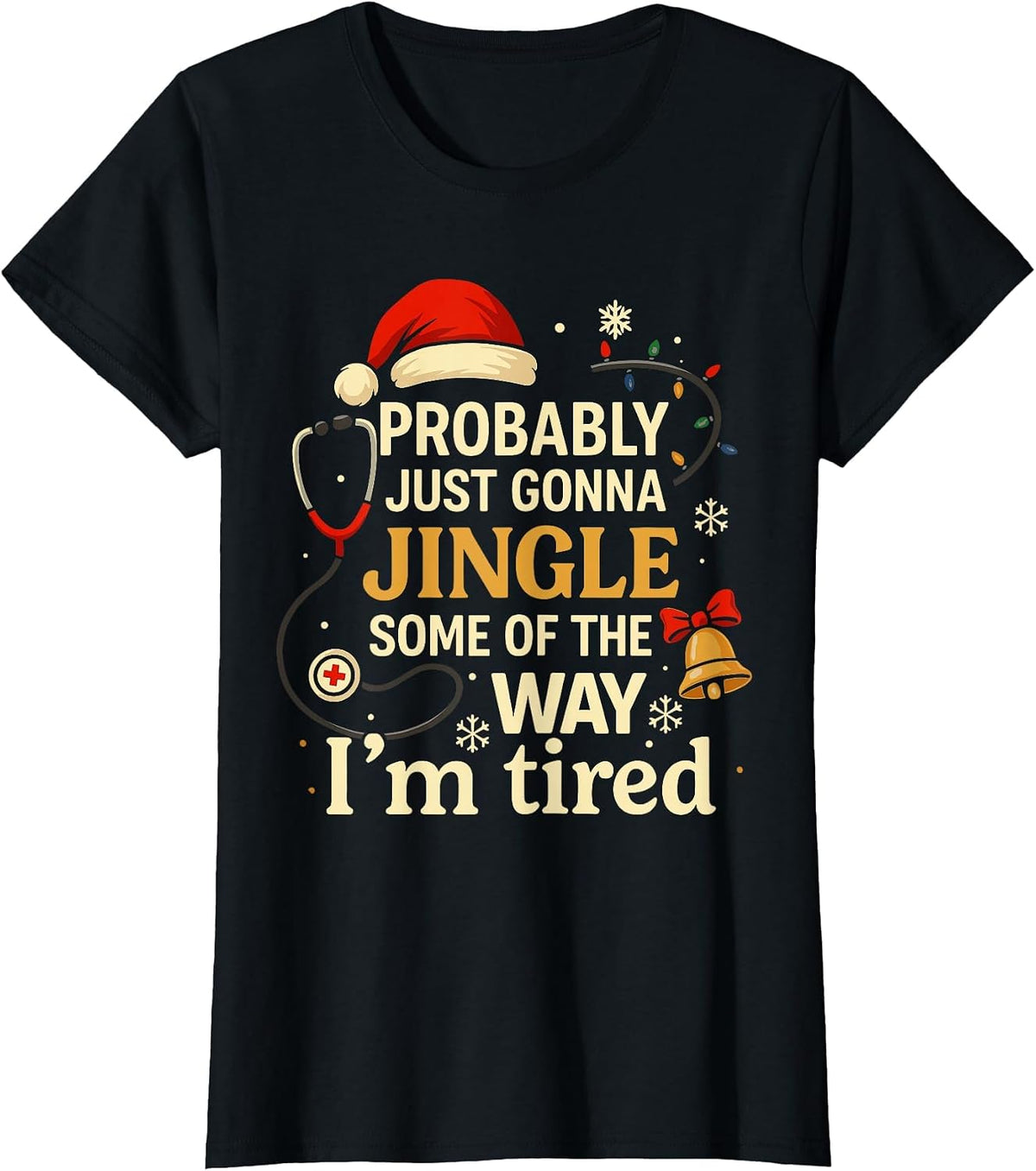 Funny Christmas Nurse Tees