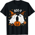Funny Ghost Dog Boo-P Halloween Design for Dog Lovers T-Shirt