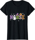 Nurse Halloween Ghost Pumpkin Costume Nurse Halloween T-Shirt