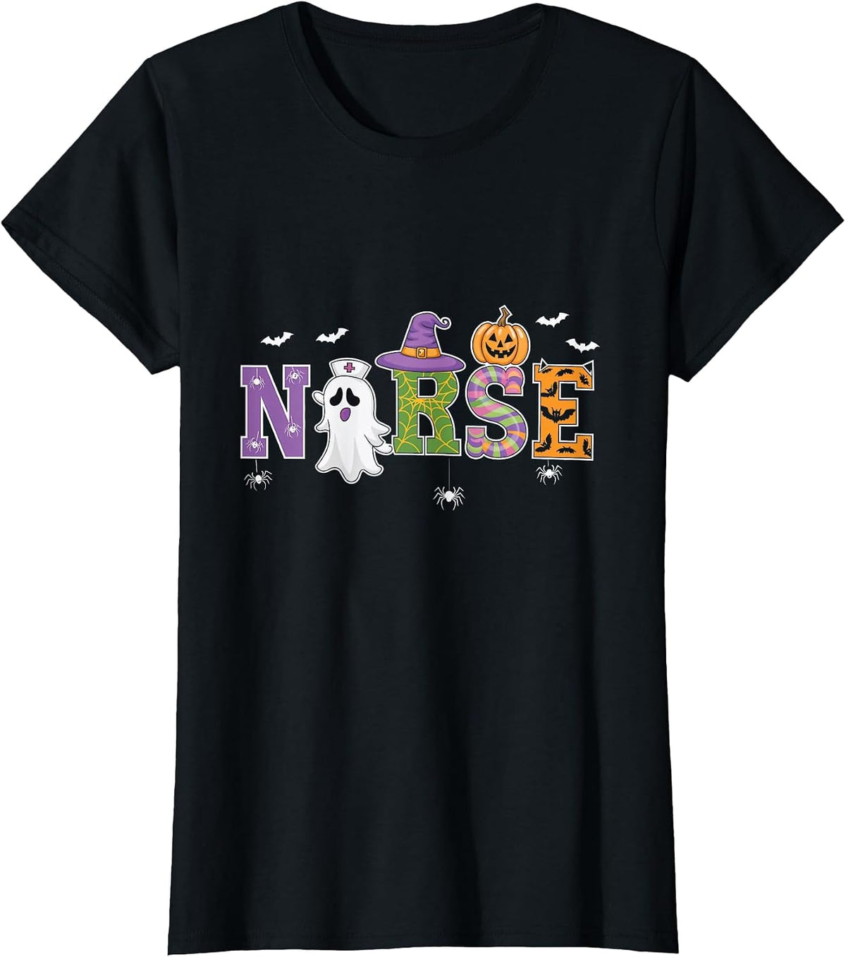 Nurse Halloween Ghost Pumpkin Costume Nurse Halloween T-Shirt