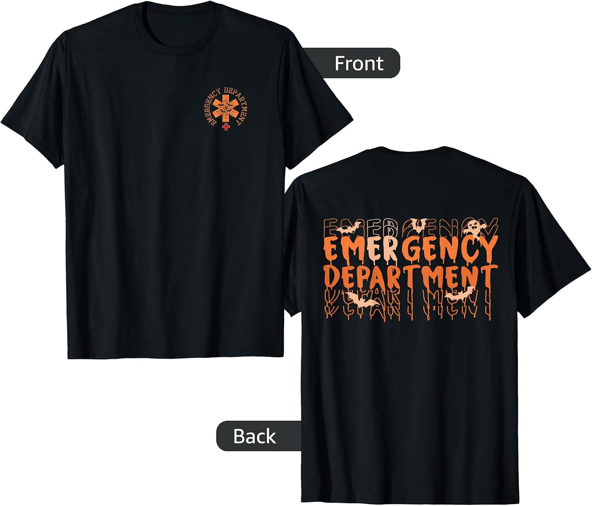 Emergency Department Halloween Emergency Nurse Halloween T-Shirt