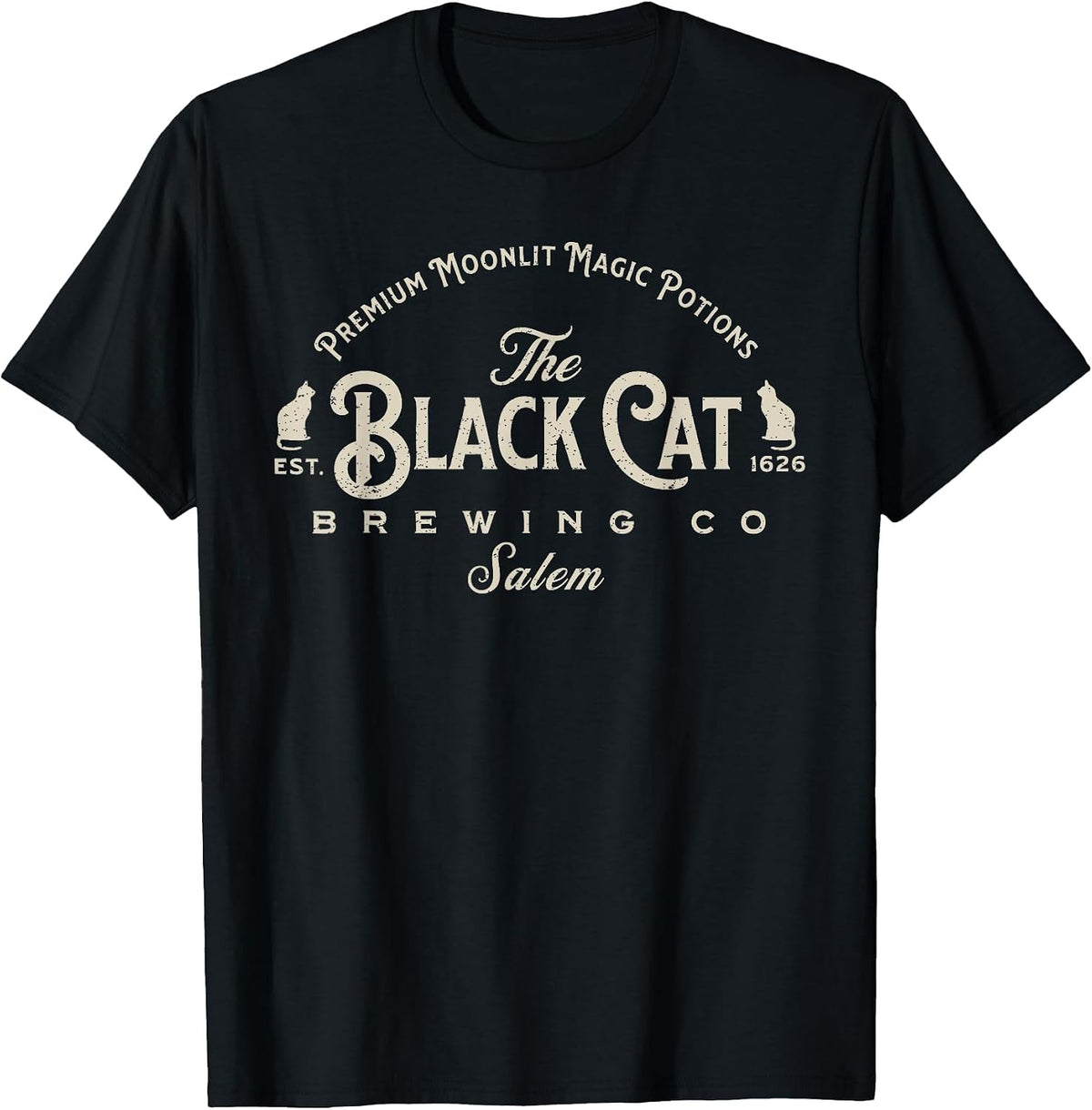 The Black Cat Brewing Co Halloween Women Men Kids