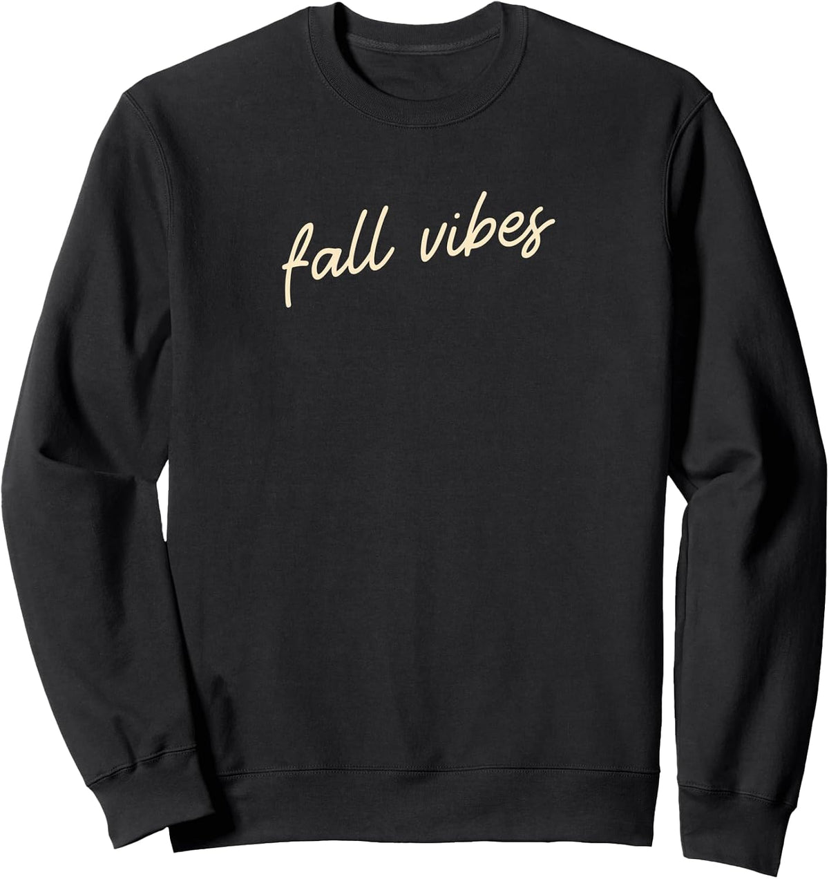 Fall Vibes Minimalist Script Phrase Sweatshirt