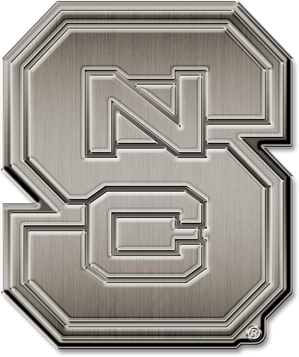 NCAA Standard Antique Nickel Auto Emblem for Car/Truck/SUV Unisex