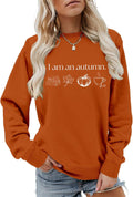 I Am An Autumn Sweatshirt Fall Book Leaf Pumpkin Coffee Shirts Fall Sweater