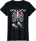 Pregnancy Halloween Skeleton Costumes Twin