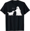 Boo-P Halloween Cute Ghost Dog Cute Spooky Puppy Graphic T-Shirt