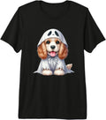 Halloween costume funny ghost dog Premium Tri-blend T-Shirt