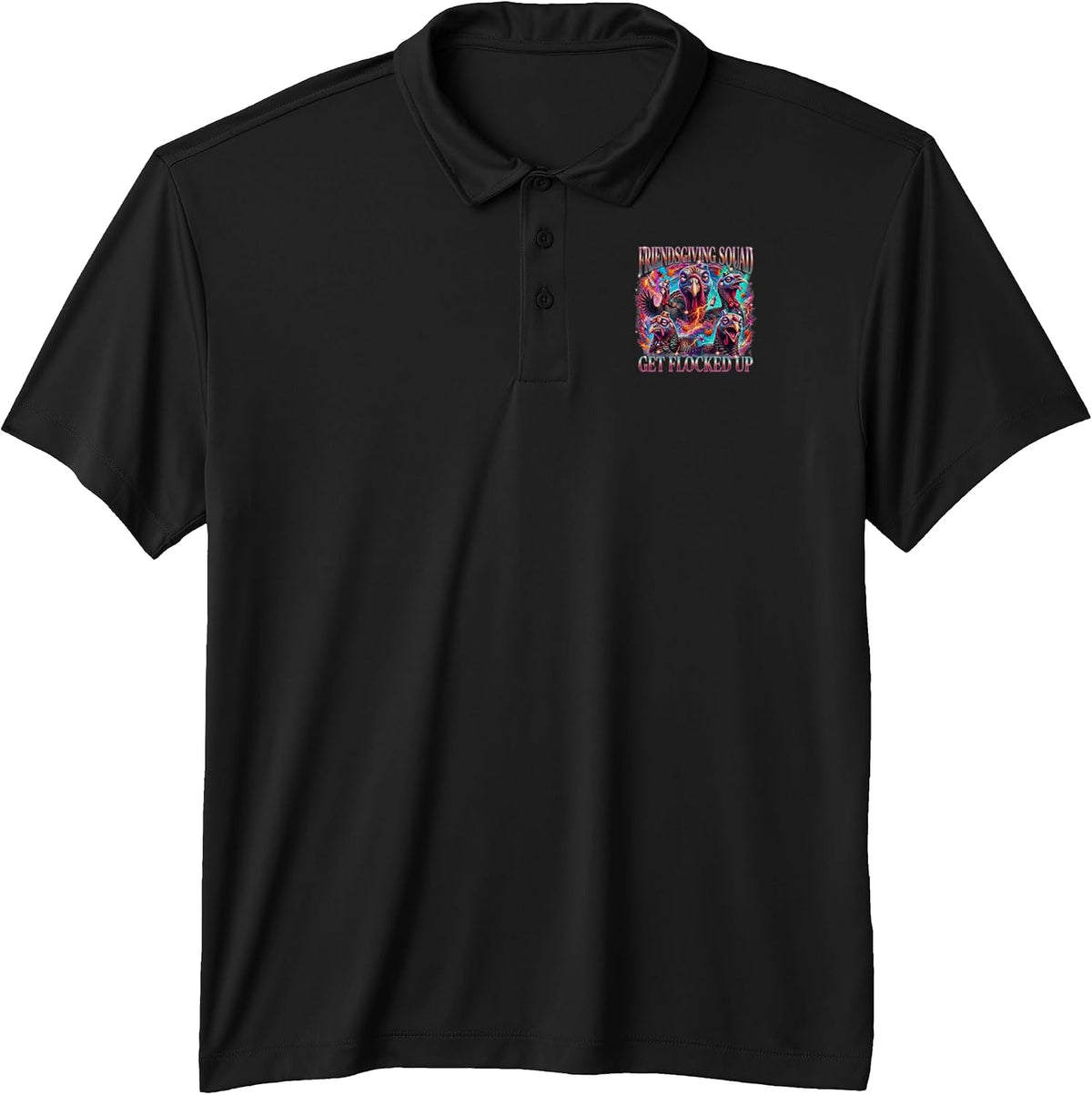 Friendsgiving 2026 Funny Friendsgiving Group Matching Performance Polo Shirt