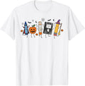 Back to School Halloween Teacher Spooky School Supplies T-Shirt