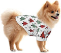 Hand-Painted Christmas Tree A Print Dog Short Sleeves Shirt