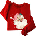 Retro Christmas Sweatshirt Vintage Santa Christmas Sweatshirt