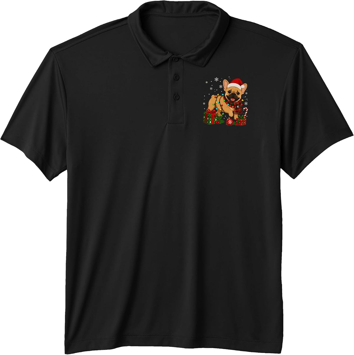 Christmas French Bulldog Dog Lover Festive Dog Christmas Performance Polo Shirt
