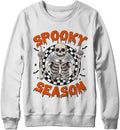 Spooky Season Retro Halloween Skeleton Halloween Bats Design Shirt Sweatshirt