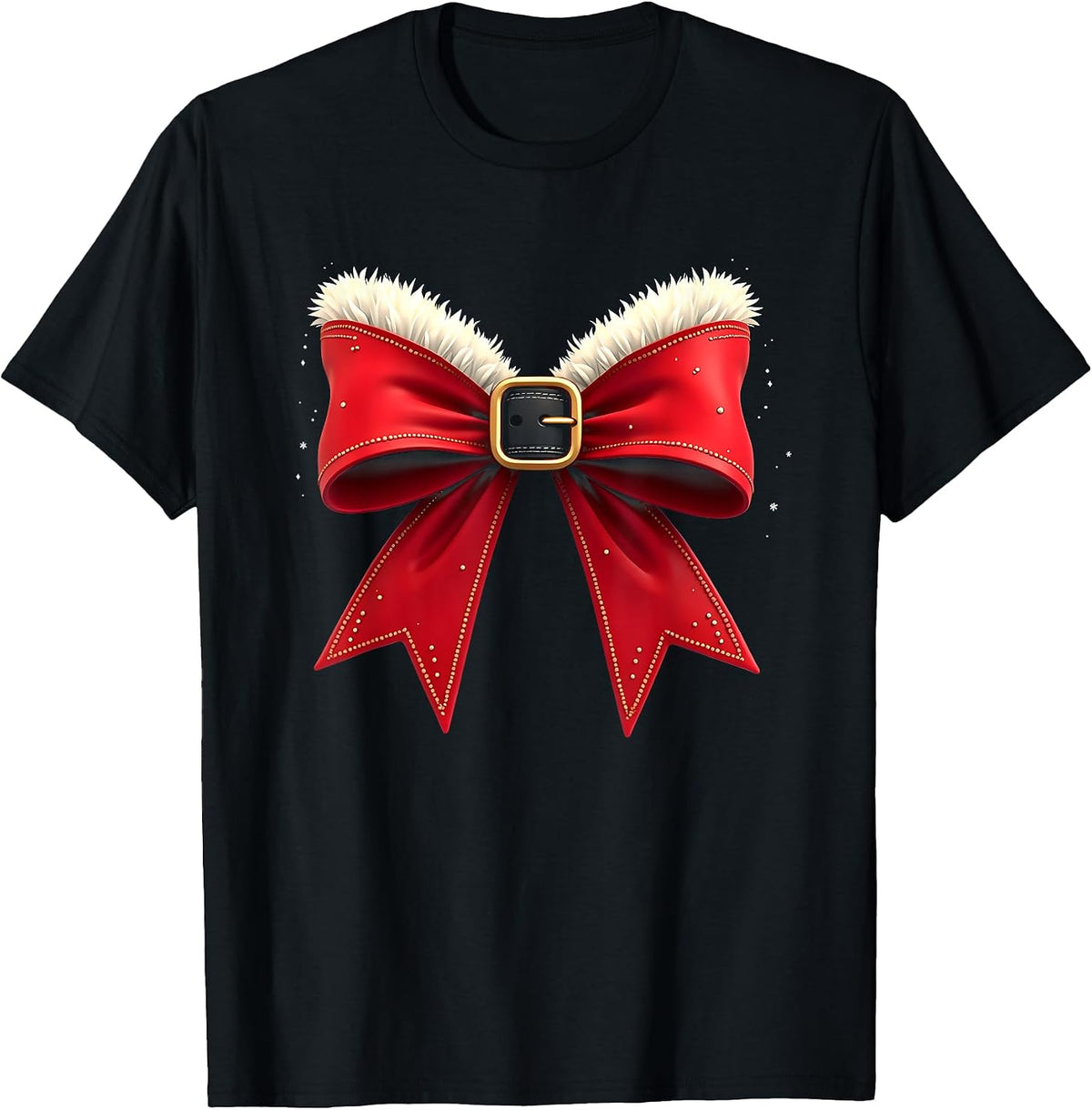 Christmas Coquette Bow Xmas Santa Bow Coquette Xmas T-Shirt