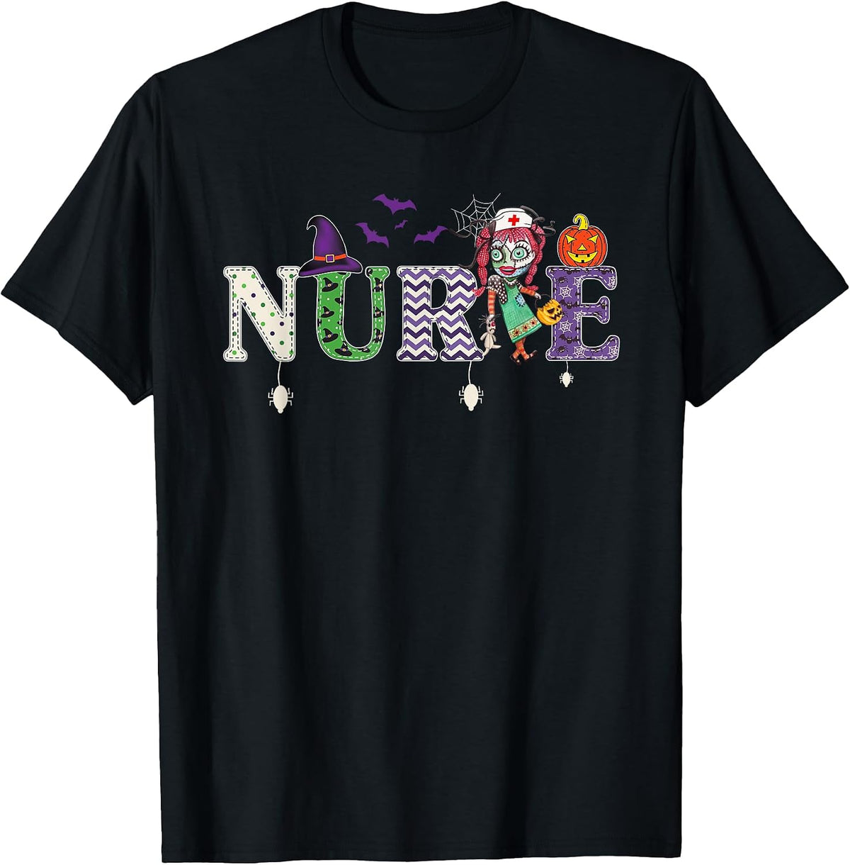 Halloween Nurse Nursing Health Worker Halloween T-Shirt